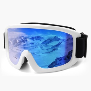 image:imageSOJOS Ski Goggles Men Women Anti Fog OTG Snowboard Glasses UV400 Protection Winter Sports Goggles SJ2690BlueWhite
