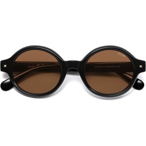 image:imageSOJOS Small Retro Round Polarized Sunglasses for Women Men 80s 90s Vintage Hippie Sunnies SJ2602BlackBrown