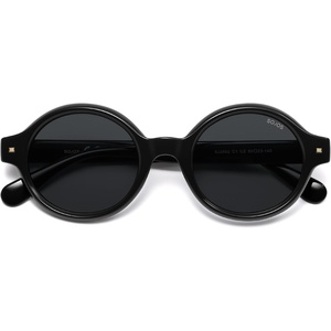 image:imageSOJOS Small Retro Round Polarized Sunglasses for Women Men 80s 90s Vintage Hippie Sunnies SJ2602BlackGrey