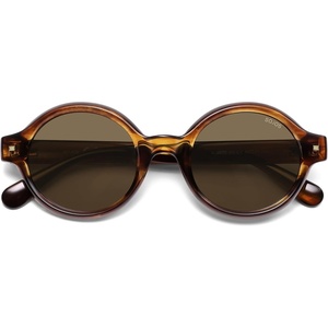 image:imageSOJOS Small Retro Round Polarized Sunglasses for Women Men 80s 90s Vintage Hippie Sunnies SJ2602Brown PatternBrown