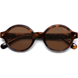 image:imageSOJOS Small Retro Round Polarized Sunglasses for Women Men 80s 90s Vintage Hippie Sunnies SJ2602Brown TortoiseBrown