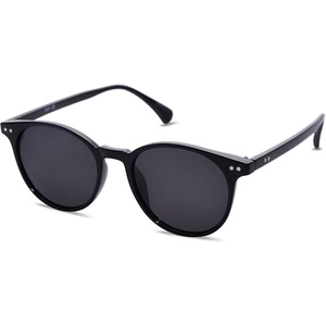 image:imageSOJOS Small Round Classic Polarized Sunglasses for Women Men Vintage Style UV400 Lens MAY SJ2113BlackGrey