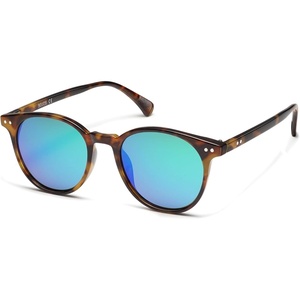 image:imageSOJOS Small Round Classic Polarized Sunglasses for Women Men Vintage Style UV400 Lens MAY SJ2113Blue  Brown