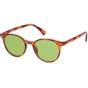 image:imageSOJOS Small Round Classic Polarized Sunglasses for Women Men Vintage Style UV400 Lens MAY SJ2113BrownGreen
