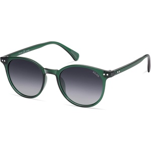 image:imageSOJOS Small Round Classic Polarized Sunglasses for Women Men Vintage Style UV400 Lens MAY SJ2113GreenGradient Grey