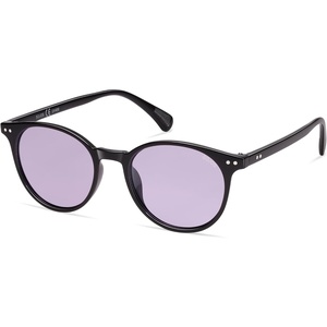 image:imageSOJOS Small Round Classic Polarized Sunglasses for Women Men Vintage Style UV400 Lens MAY SJ2113Shiny BlackLight Purple