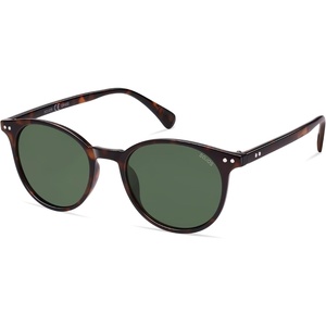 image:imageSOJOS Small Round Classic Polarized Sunglasses for Women Men Vintage Style UV400 Lens MAY SJ2113TortoiseGreen