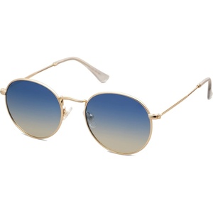 image:imageSOJOS Small Round Polarized Sunglasses for Women Men Classic Vintage Retro Shades UV400 SJ1014GoldBluebrown