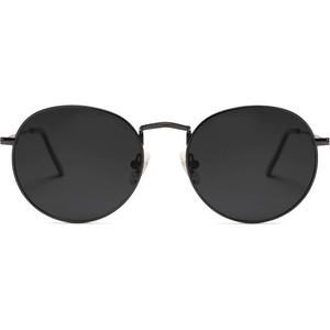 image:imageSOJOS Small Round Polarized Sunglasses for Women Men Classic Vintage Retro Shades UV400 SJ1014Matt BlackGrey