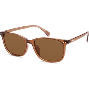 image:imageSOJOS Small Square Polarized Sunglasses for Women Men Classic Vintage Style UV400 Lens SJ2636BrownBrown