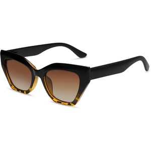 image:imageSOJOS Square Cat Eye Polarized Sunglasses for Women Retro Classic Vintage Trendy Cateye Shades Sunnies Gafas de sole SJ2235Multicolor