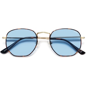 image:imageSOJOS Square Polarized Sunglasses for Women Men Small Hexagonal Polygon Shades SJ1072Light Blue