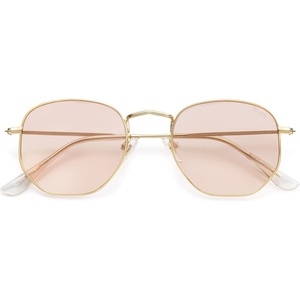 image:imageSOJOS Square Polarized Sunglasses for Women Men Small Hexagonal Polygon Shades SJ1072Light Brown