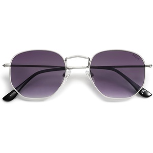 image:imageSOJOS Square Polarized Sunglasses for Women Men Small Hexagonal Polygon Shades SJ1072Matt Silver