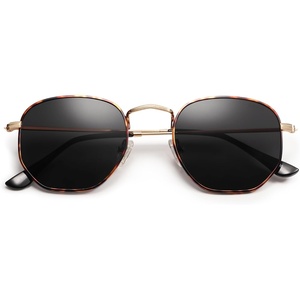image:imageSOJOS Square Polarized Sunglasses for Women Men Small Hexagonal Polygon Shades SJ1072Multicolor