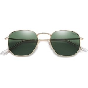 image:imageSOJOS Square Polarized Sunglasses for Women Men Small Hexagonal Polygon Shades SJ1072Turquoise