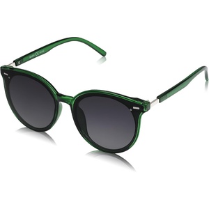 image:imageSOJOS Sunglasses Womens Trendy 2025 Classic Round Retro Vintage Shades Large Frame Sunnies SJ2067Green