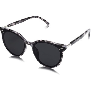 image:imageSOJOS Sunglasses Womens Trendy 2025 Classic Round Retro Vintage Shades Large Frame Sunnies SJ2067Grey