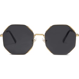 image:imageSOJOS Sunglasses for Women Men Classic Retro Polygon Shades UV400GoldGrey