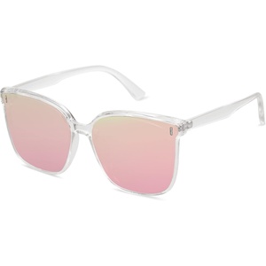 image:imageSOJOS Sunglasses for Women Men Vintage Style Shades SJ2157ClearPink