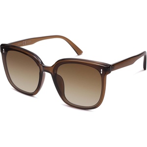 image:imageSOJOS Sunglasses for Women Men Vintage Style Shades SJ2157Transparent BrownGradient Brown