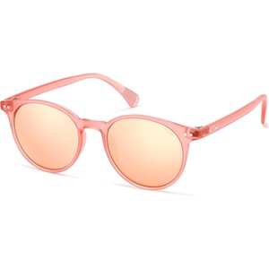 image:imageSOJOS TR90 Polarized Round Sunglasses for Women Men Vintage Style UV400 Lens SJTR2113  Unisex design Lightweight flexible frame UV400 protection scratch resistant lenses driving fishing golf outdoor activitiesPinkPink Mirrored