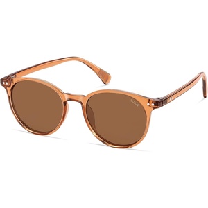 image:imageSOJOS TR90 Polarized Round Sunglasses for Women Men Vintage Style UV400 Lens SJTR2113  Unisex design Lightweight flexible frame UV400 protection scratch resistant lenses driving fishing golf outdoor activitiesLight BrownBrown