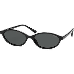 image:imageSOJOS TR90 Ultra Light Flexible Sunglasses for Women Retro Oval Polarized Cat Eye Vintage Shades UV400 Protection SJ2633BlackGrey