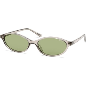 image:imageSOJOS TR90 Ultra Light Flexible Sunglasses for Women Retro Oval Polarized Cat Eye Vintage Shades UV400 Protection SJ2633Light Crystal GreyLight Green