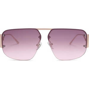 image:imageSOJOS Trendy Aviator Sunglasses Mens Womens Retro Metal Rimless Frame Shades Lentes De Sol Para Mujer SJ1192Purple