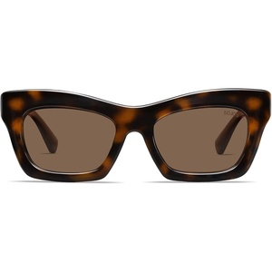 image:imageSOJOS Trendy Cat Eye Polarized Sunglasses for Women Men Retro Chunky Designer Sunnies SJ2339Dark TortoiseBrown