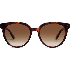 image:imageSOJOS Trendy Cat Eye Round Polarized Sunglasses for Women Fashion UV Protection Sunnies Sunglasses SJ2175Brown Tortoise