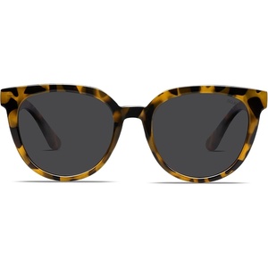 image:imageSOJOS Trendy Cat Eye Round Polarized Sunglasses for Women Fashion UV Protection Sunnies Sunglasses SJ2175Green Tortoise