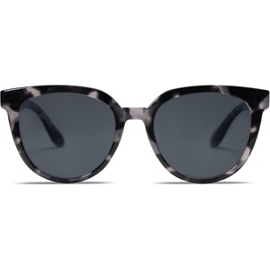 image:imageSOJOS Trendy Cat Eye Round Polarized Sunglasses for Women Fashion UV Protection Sunnies Sunglasses SJ2175Grey Tortoise