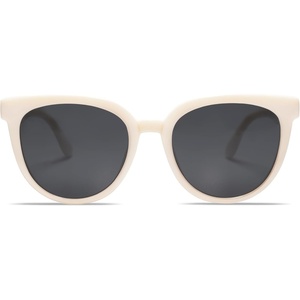 image:imageSOJOS Trendy Cat Eye Round Polarized Sunglasses for Women Fashion UV Protection Sunnies Sunglasses SJ2175Light Beige