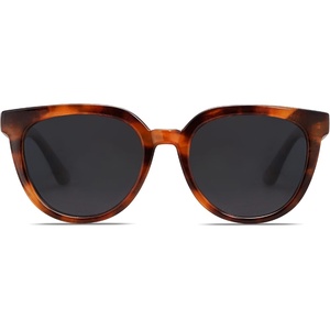 image:imageSOJOS Trendy Cat Eye Round Polarized Sunglasses for Women Fashion UV Protection Sunnies Sunglasses SJ2175Tortoise