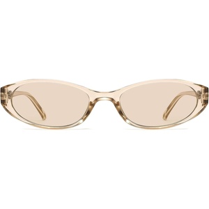 image:imageSOJOS Trendy Cat Eye Womens SunglassesRetro Skinny Chic Narrow Oval 90s Slim Small Cute Sunnies SJ2753ChampagneChampagne