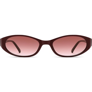 image:imageSOJOS Trendy Cat Eye Womens SunglassesRetro Skinny Chic Narrow Oval 90s Slim Small Cute Sunnies SJ2753RedPink