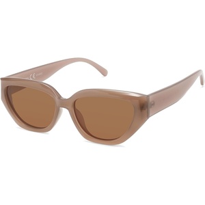 image:imageSOJOS Trendy Cute Cat Eye Polarized Sunglasses for Women Fashion Cateye Womens Sunnies SJ2237Brown