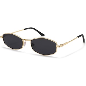 image:imageSOJOS Trendy Hexagonal Polarized Sunglasses for Women Men Retro Fashion Irregular Rhombus Shades UV400 Protection SJ1259Grey