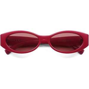 image:imageSOJOS Trendy Oval Polarized Sunglasses Womens Retro Narrow Chic Thin Y2k Sunnies SJ2364Rose PinkPink Tint