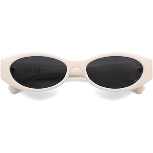 image:imageSOJOS Trendy Oval Polarized Sunglasses Womens Retro Narrow Chic Thin Y2k Sunnies SJ2364WhiteGrey