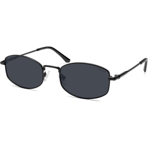 image:imageSOJOS Trendy Oval Polarized Sunglasses for Women Men Retro Fashion Shades UV400 Protection SJ1258Black