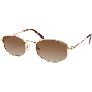 image:imageSOJOS Trendy Oval Polarized Sunglasses for Women Men Retro Fashion Shades UV400 Protection SJ1258Brown