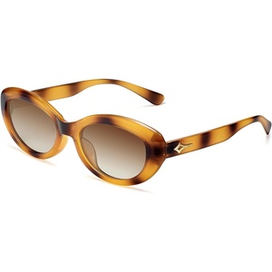 image:imageSOJOS Trendy Oval Polarized Sunglasses for Women Retro Small Cat Eye Sun Glasses 90s Shades SJ2322Multicolor