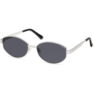 image:imageSOJOS Trendy Oval Round Polarized Sunglasses for Women Men Retro Chic Circle Shades SJ1255SilverGrey