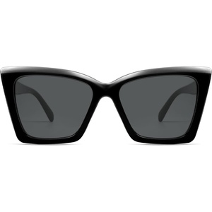 image:imageSOJOS Trendy Oversized Cateye Sunglasses Womens UV400 Designer Shades Lentes De Sol Para Mujer SJ2347BlackGrey