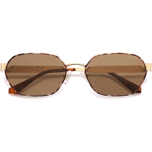 image:imageSOJOS Trendy Polarized Hexagon Sunglasses for Women Men UV400 Retro Rectangle Shades SJ1238TortoiseBrown