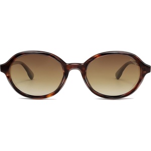 image:imageSOJOS Trendy Polarized Oval Sunglasses for Women MenFashion Ovale Rounded Shades Fashion Wave Frame UV400 Protected SJ2697Tortoise