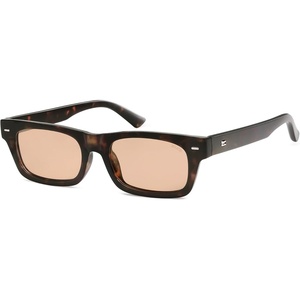 image:imageSOJOS Trendy Polarized Rectangle Sunglasses Womens Men Retro Vintage Sun Glasses SJ2379Tortorise Frame Orange Lens